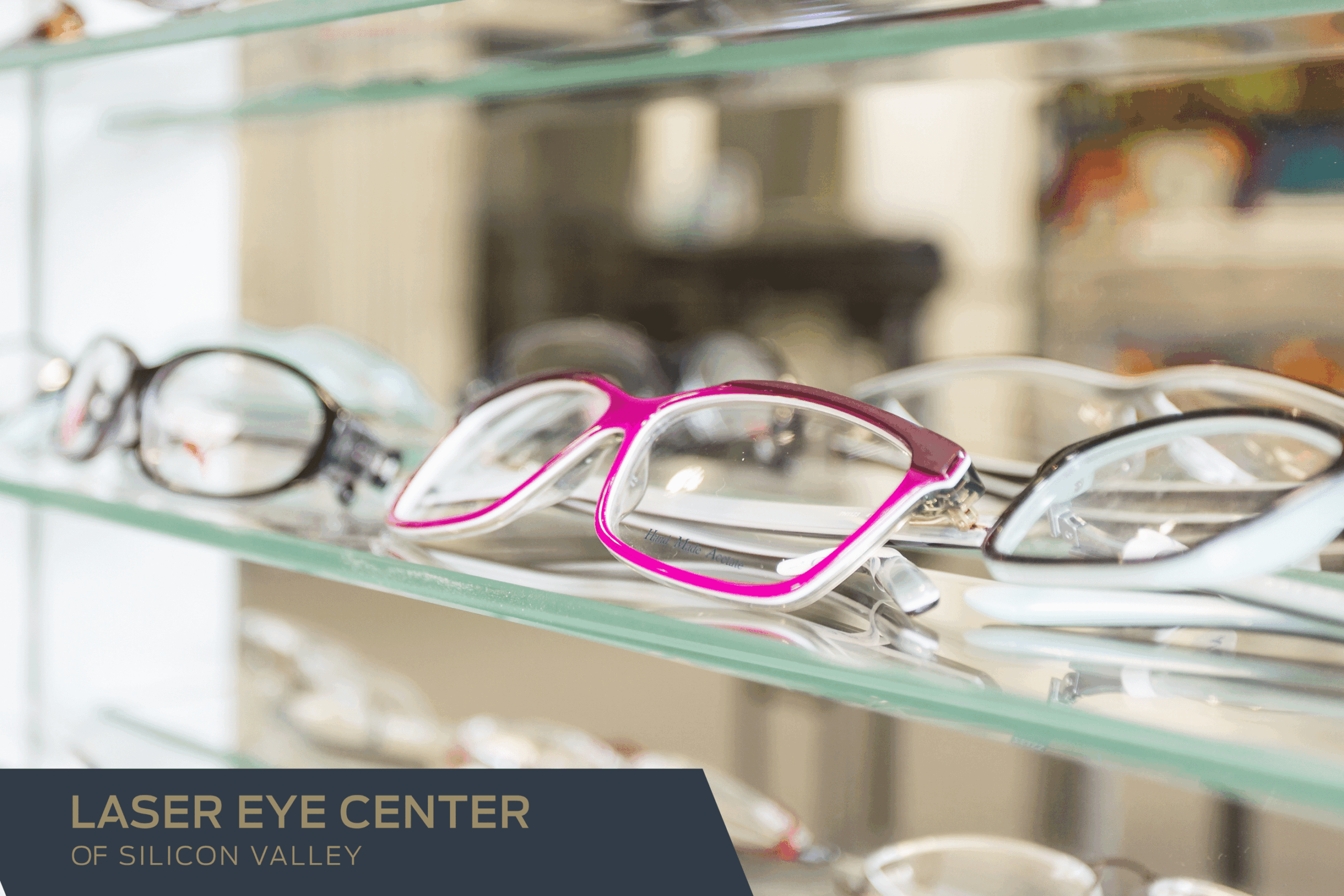 Display of multiple different reading glasses